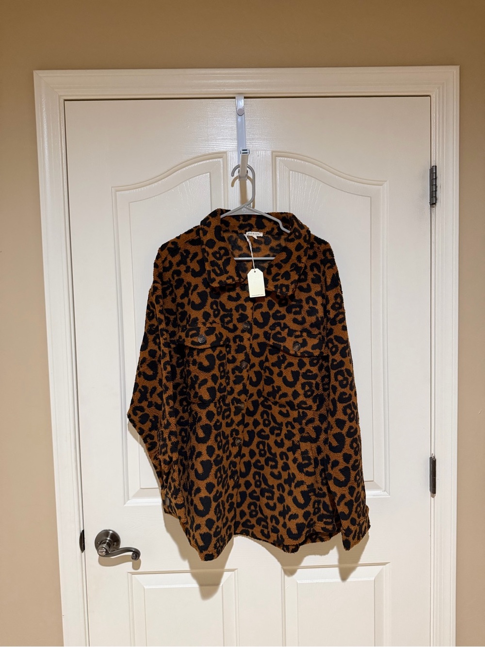 JODIFL Leopard Print Shacket - Brown & Black
